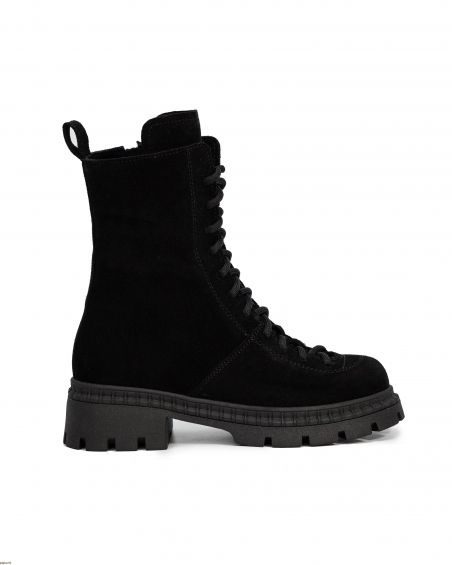 ЧЕРЕВИКИ жіночі замшеві чорні 20-56х